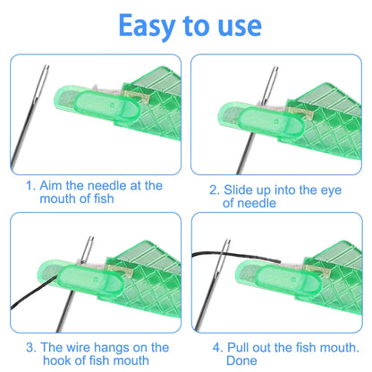 20Pcs Automatic Needle Threader: Hand Sewing Machine DIY Tool - Thread Auto Needle Cross Stitch Sewing Accessories for Home