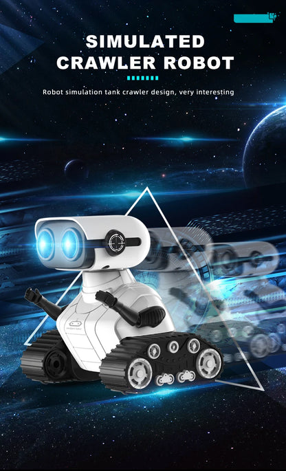 Ebo Rechargeable RC Robot Toy – Remote Control Robot with Music & LED Eyes, Fun Gift for Boys & Girls