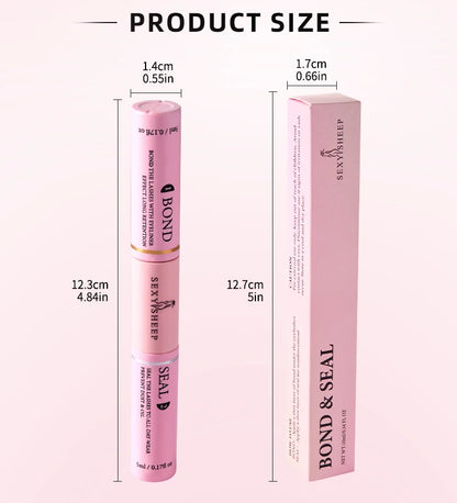48H Eyelash Glue and Seal for Clusters – Strong Hold, Long-Lasting Adhesive for Lash Extensions
