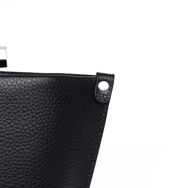 Luxury Cowhide Women’s Tote Bag – High-Quality Genuine Leather Shoulder and Crossbody Handbag, Fashionable Sac A Main