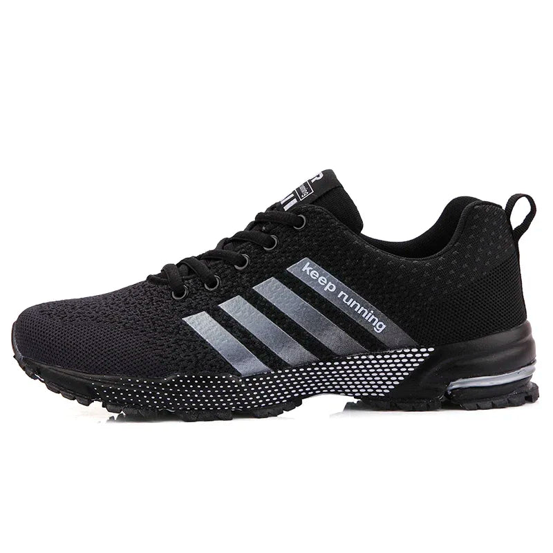 Men’s Air Cushion Running Shoes – Breathable Lightweight Marathon Sneakers for Athletic Training, Comfortable for Women