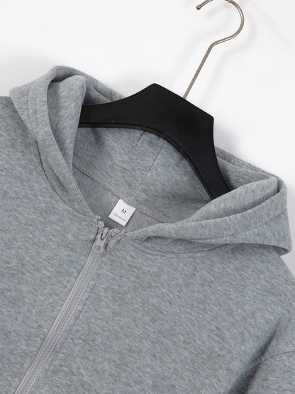 Autumn/Winter Loose Cotton Hoodie – Unisex Casual American Fashion Backpack Style