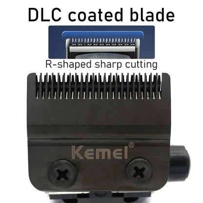 Kemei 2361 Professional Hair Clipper – 10000RPM Magnetic Motor, DLC Blade, Base Charger, Hair Trimmer for Men