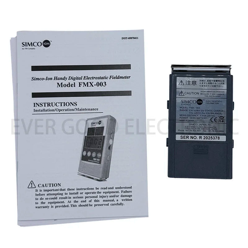 FMX-003 Handheld Electrostatic Field Meter — Portable FMX003 Static Electricity Tester