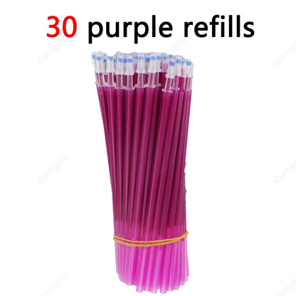 Kawaii Erasable Gel Pens 25-Piece Set - Cute School and Office Writing Pens for Notebooks and Stationery