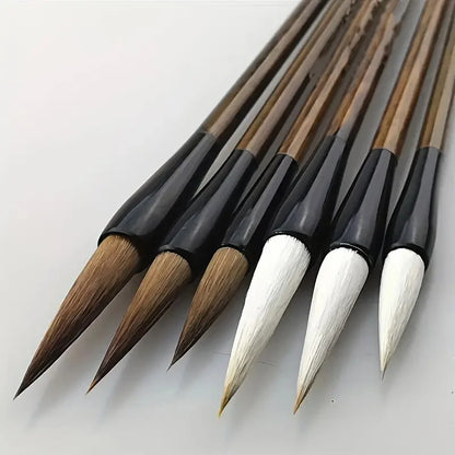 3PCS High-Quality Painting Brush Set – Large, Medium & Small Calligraphy Brushes for Writing & Art Painting Supplies