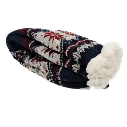 Men's Fluffy Winter Socks – Warm Thermal Non-Slip Fuzzy Socks, Soft Plush Thickened Indoor Socks, Cozy Gifts 2023