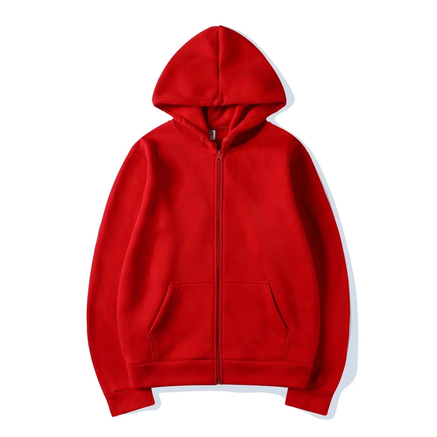 Fashion Zipper Hoodie — Casual Black, Gray & Blue Streetwear Sweatshirt for Men & Women