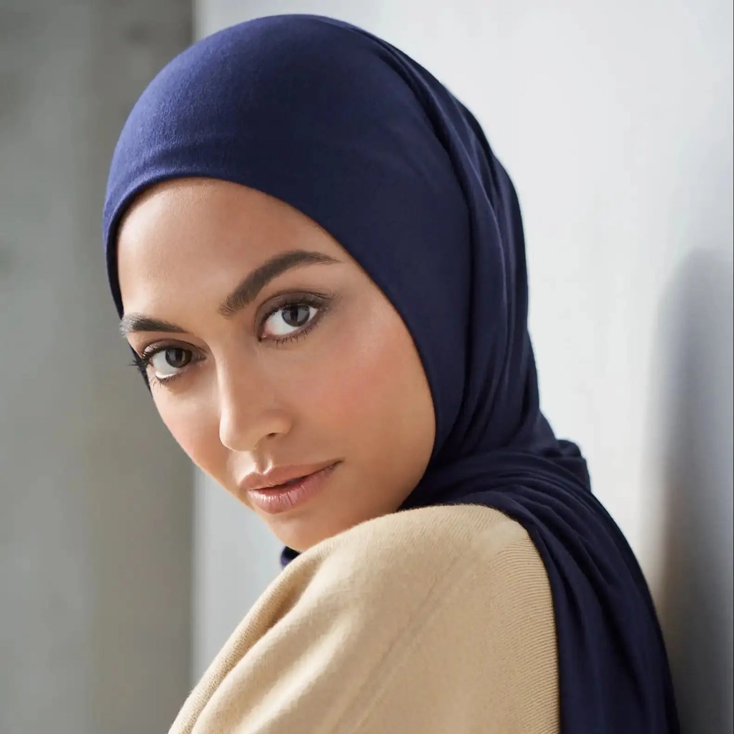 29 Color Jersey Hijab Scarf - Solid Cotton Stretch Muslim Head Wrap Turban Shawl