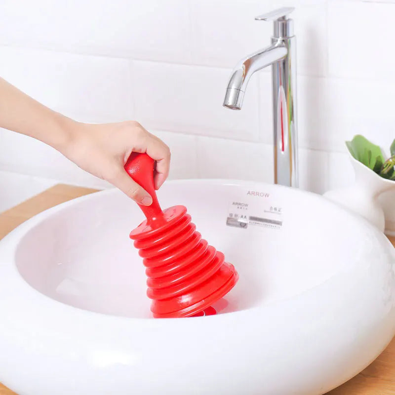 Powerful Suction Cup Drain Plunger – Pipeline Dredge Tool for Sink, Toilet & Pipe Cleaning