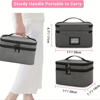 Medicine Organizer & Storage Bag — Family First Aid Box, Pill & Emergency Medication Organizer