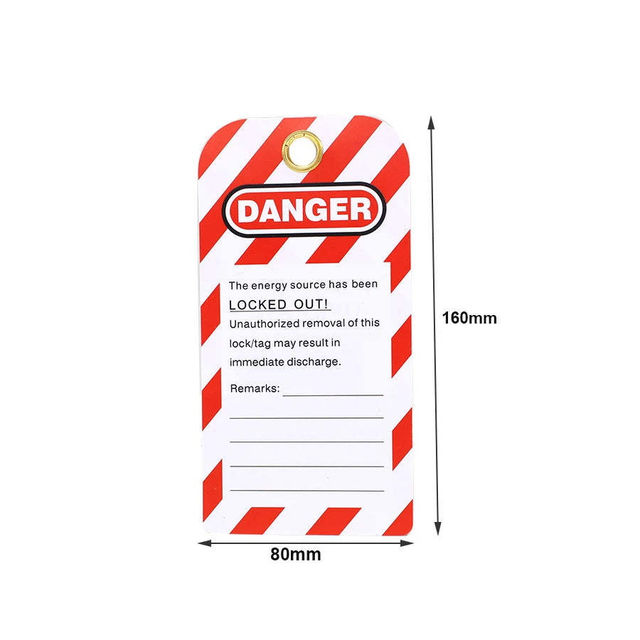 Industrial Safety Padlock – 38mm Nylon Shackle LOTO Lockout for Personal Power & Engineering Use