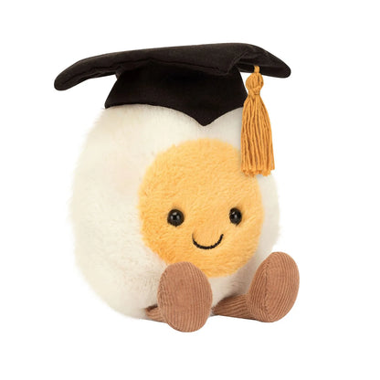 Lovely Soft Boiled Egg Cat Toy – Creative Pet Doll, Happy Smile Plush for Home, Holiday & Kids Gift