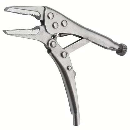 5-Inch Heavy-Duty Mini Sharp-Nose Pliers – Adjustable Non-Slip Grip Compact Metal Clamping Tool for Precision Repair & DIY Use
