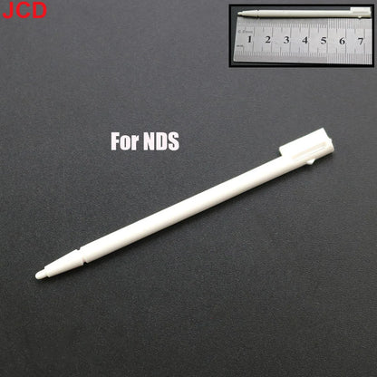White Plastic Telescopic Stylus Pen — Touch Screen Stylus for 2DS/3DS/New 2DS LL XL/New 3DS XL/NDSL/NDSi/NDS