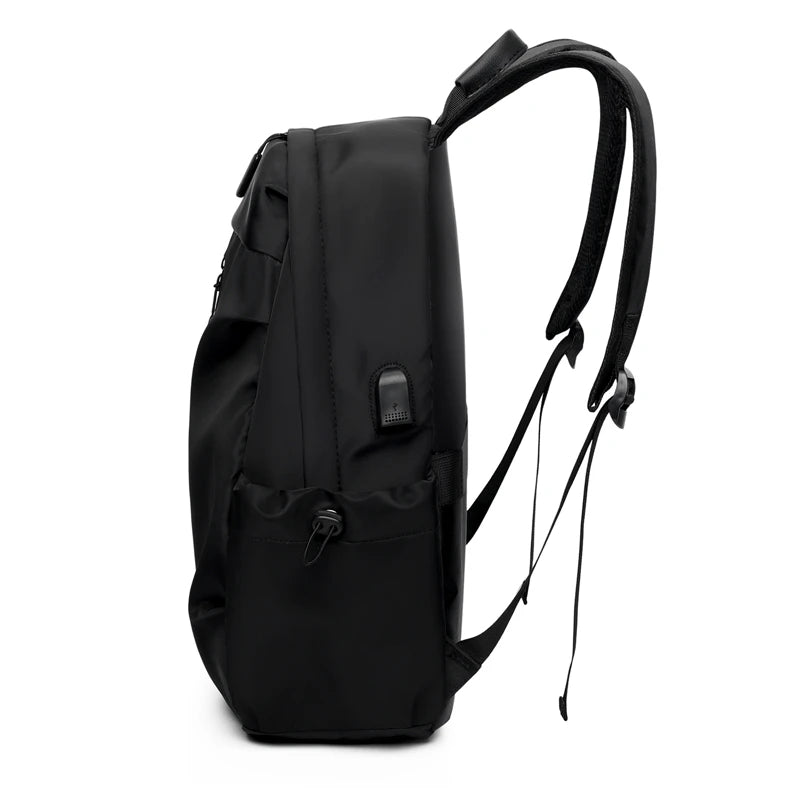 1–14 Inch Large Capacity School Backpack – Unisex Casual Laptop & Sports Travel Bag with Pendant for Men & Women