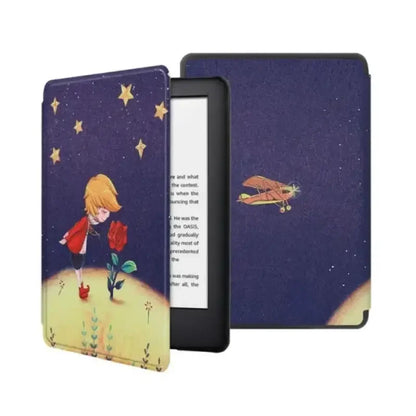 Leather Auto Sleep Case for Kindle Colorsoft Signature Edition (1st Gen, 7") & Paperwhite 12th Gen Protective Cover Funda