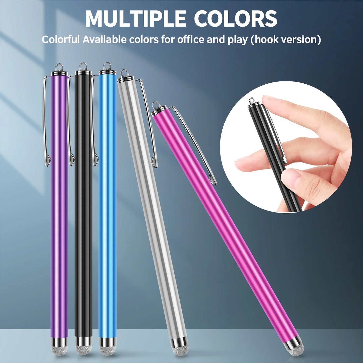 18.5cm Stylus Pen for iPhone, Samsung, and Tablets - Universal Capacitive Touch Screen Pencil for Drawing