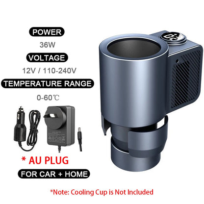 2-in-1 Smart Car Cup Cooler & Warmer – Portable Mini Heating & Cooling Mug for Coffee, Milk & Travel Drink Holder Refrigerator