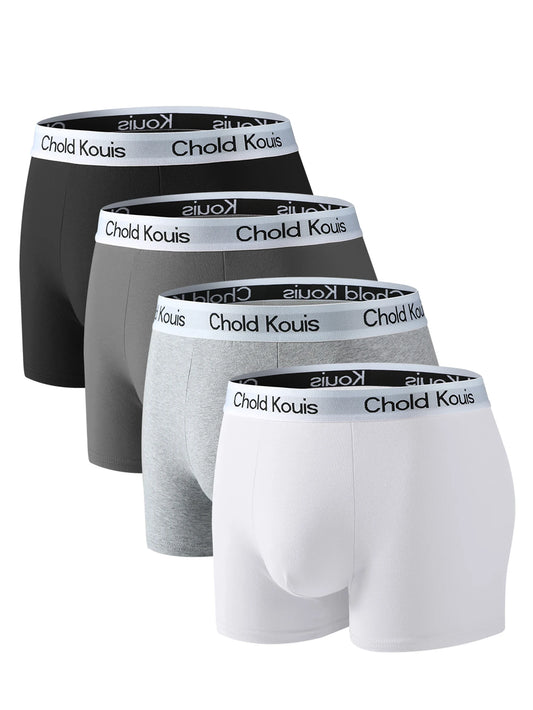 Men’s Boxer Underwear – Soft Breathable Athleisure Comfort, Trendy Hot-Selling Simple Style