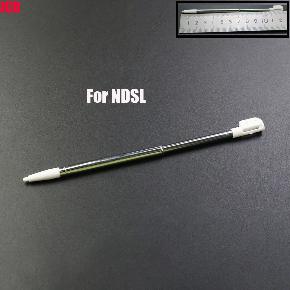 White Plastic Telescopic Stylus Pen — Touch Screen Stylus for 2DS/3DS/New 2DS LL XL/New 3DS XL/NDSL/NDSi/NDS