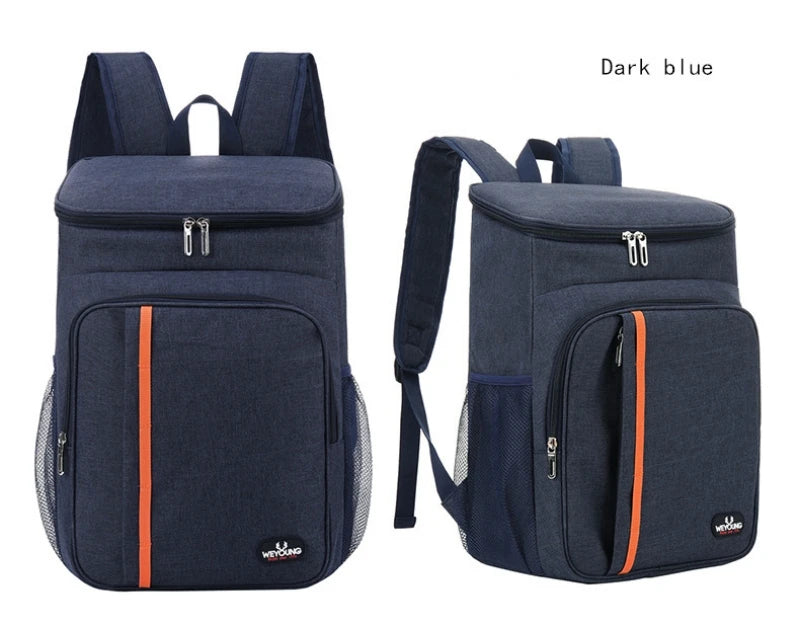 18L Portable Thermal Lunch Bag – Durable Waterproof Insulated Cooler for Food, Camping, and Outdoor Ice Storage Backpack