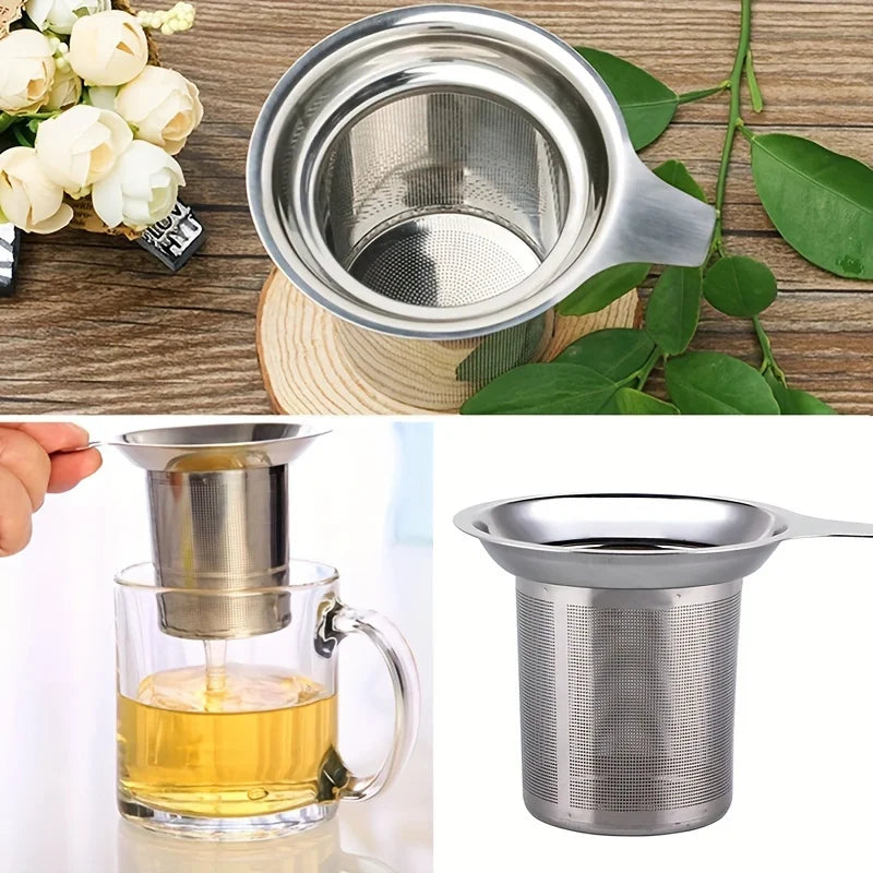 Stainless Steel Tea Infuser Strainer - Reusable Tea Ball for Cups, Mugs & Teapots