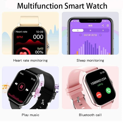 2024 New Bluetooth Smart Watch - 1.69" Full Touch Screen, Dial and Call, Fitness Tracker, IP67 Waterproof, for Men and Women