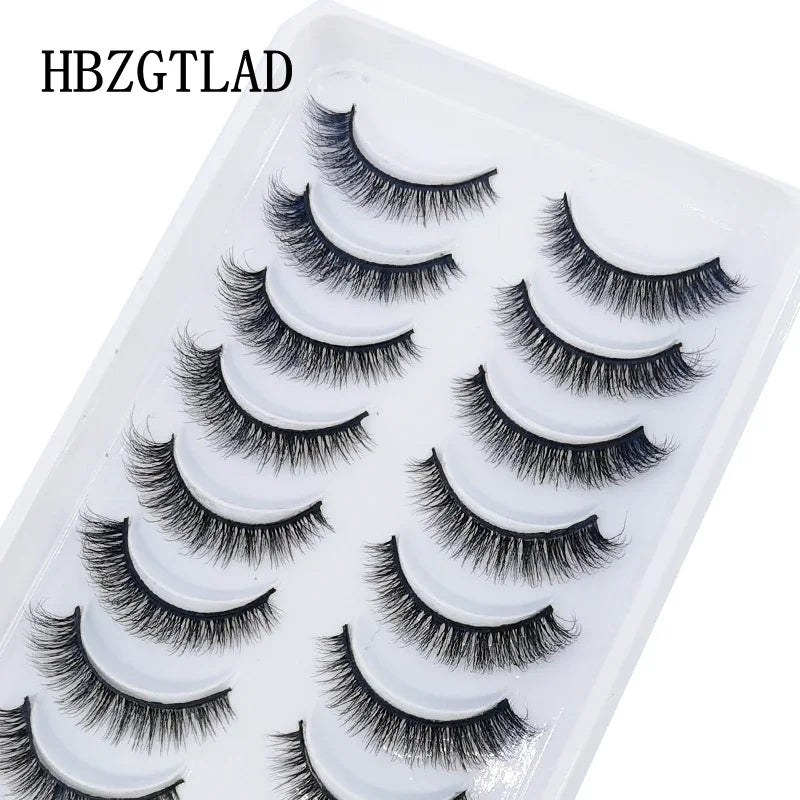 10 Pairs 3D Mink False Eyelashes – Natural Long & Short Lash Extensions Makeup Kit (41 Styles)