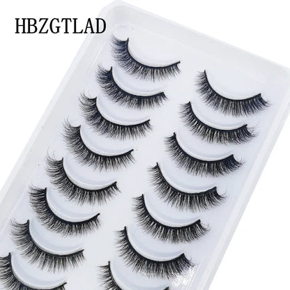 10 Pairs 3D Mink False Eyelashes – Natural Long & Short Lash Extensions Makeup Kit (41 Styles)