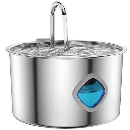 Automatic Cat Water Fountain - Stainless Steel Dog & Cat Water Dispenser with Filter