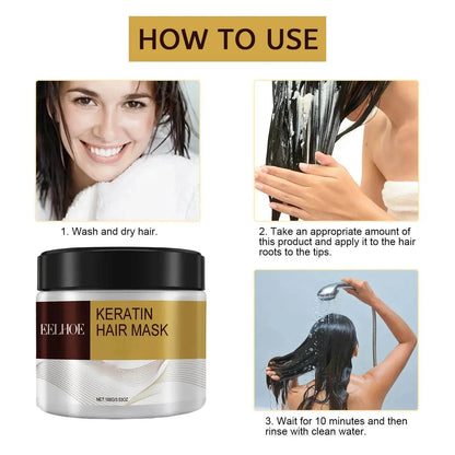 Hair Membrane Natural Repair Mask – Prevent Dryness, Split Ends & Frizz, Smooth Soft Hair Care