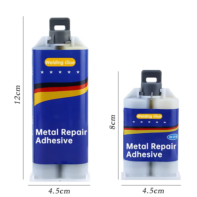 2-in-1 Metal Repair Paste – High Strength Cold Welding Glue & AB Casting Sealant for Metal Defects