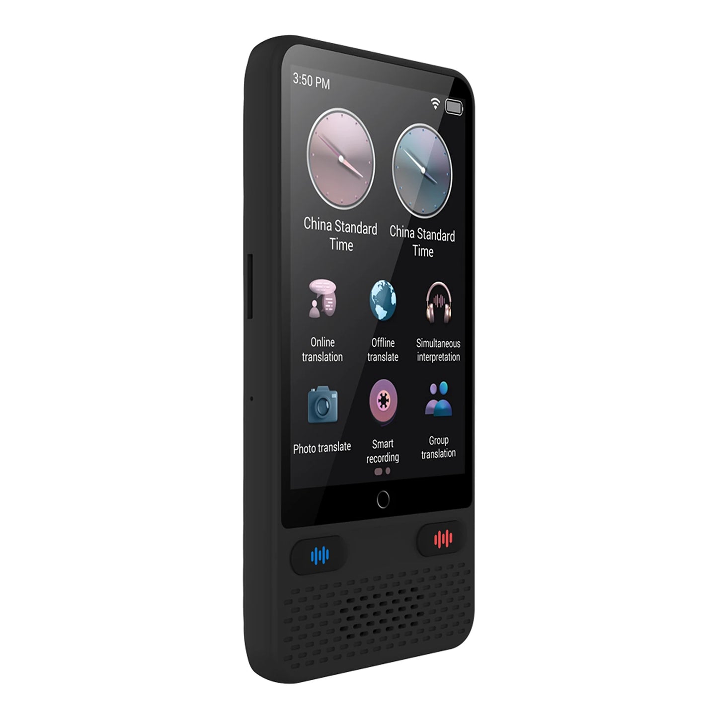 Portable S85 Language Translator Device – 138 Languages, Voice & Video Recording, Offline Translation Support