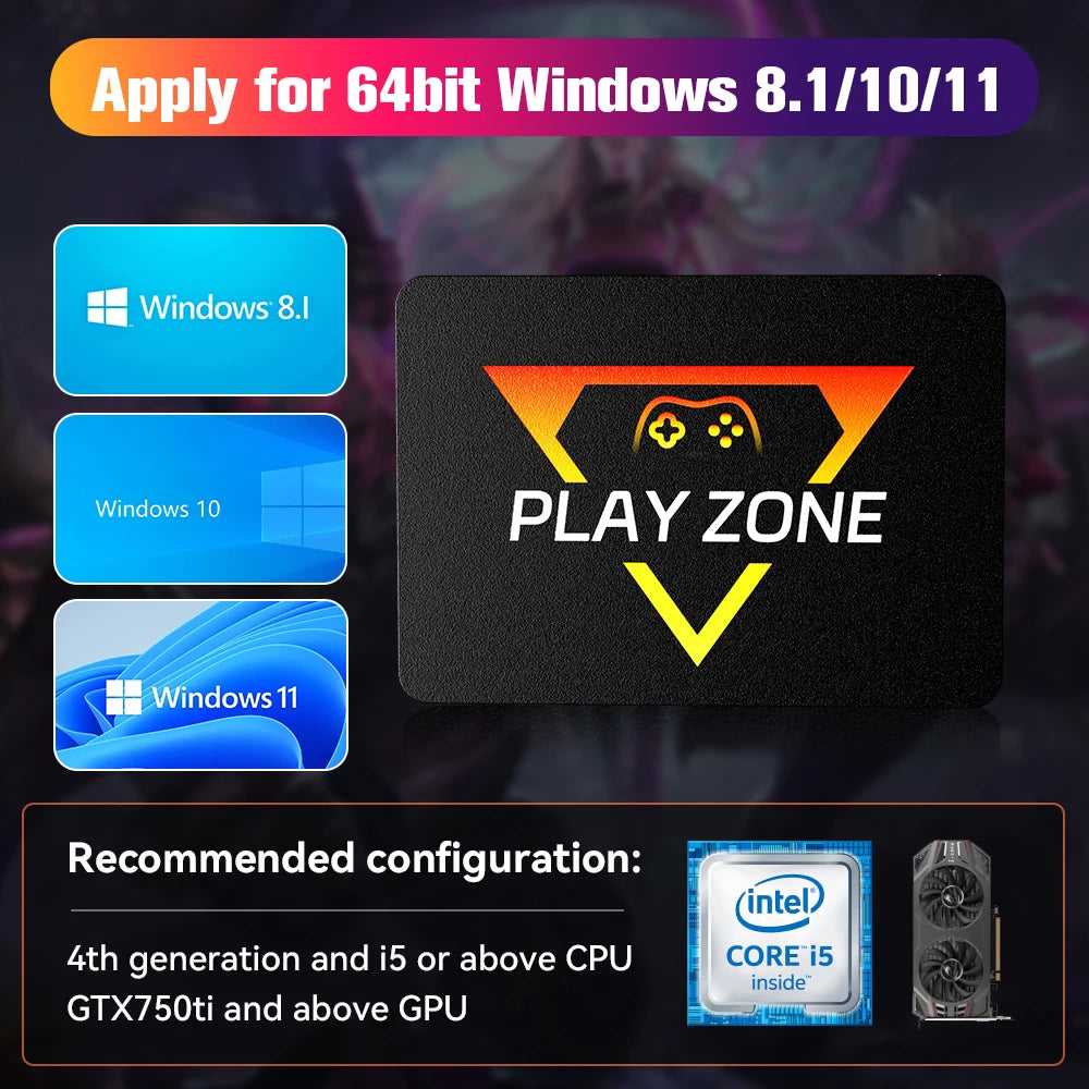 Retro Gaming SSD – 16191 Games for Switch, PS5, Xbox, PS4, PS3, PS2, WiiU, 80+ Emulators, Launchbox, Retrobat, Playnite for PC/Laptop