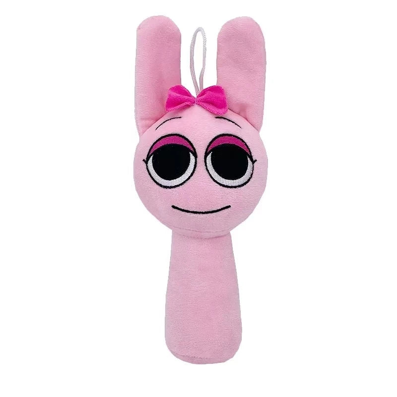 Sprunki Plush Toy Set Soft Cartoon Stuffed Animal Plushies Collectible Game Character Dolls Gift for Fans Birthday & Christmas Present