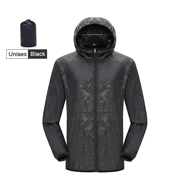 LNGXO Unisex Waterproof Hiking Jacket – Quick Dry Camping Windbreaker, Trekking, Fishing, Anti-UV Rain Coat for Men & Women