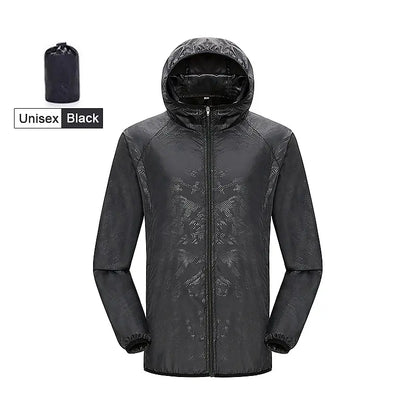 LNGXO Unisex Waterproof Hiking Jacket – Quick Dry Camping Windbreaker, Trekking, Fishing, Anti-UV Rain Coat for Men & Women