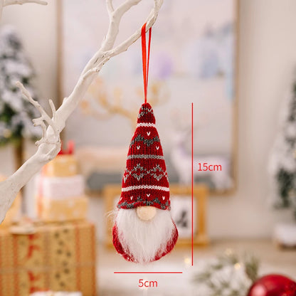 Red Star Christmas Tree Ornament – DIY Xmas Pendant New Year Party Gift Home Decor Noel Navidad