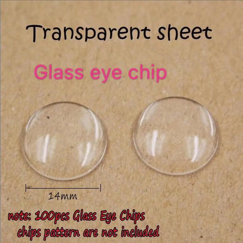 50 Pairs Glass Eye Chips – DIY Blythe Doll Eye Accessories for Customization & Modification