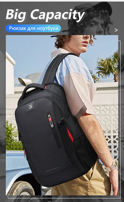 OIWAS 14" Laptop Backpack – 29L Waterproof Nylon School, Travel & Casual Bag for Teenagers & Men