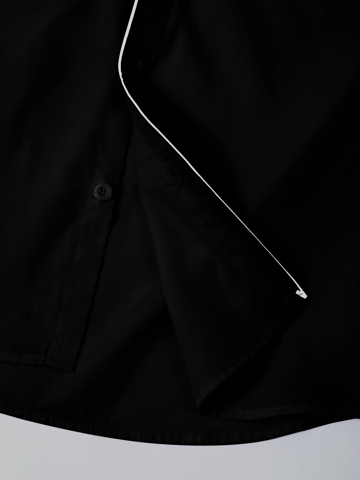 Men’s Stand Collar Long Sleeve Shirt - Slim Fit Solid Color Button Down Shirt for Spring & Autumn