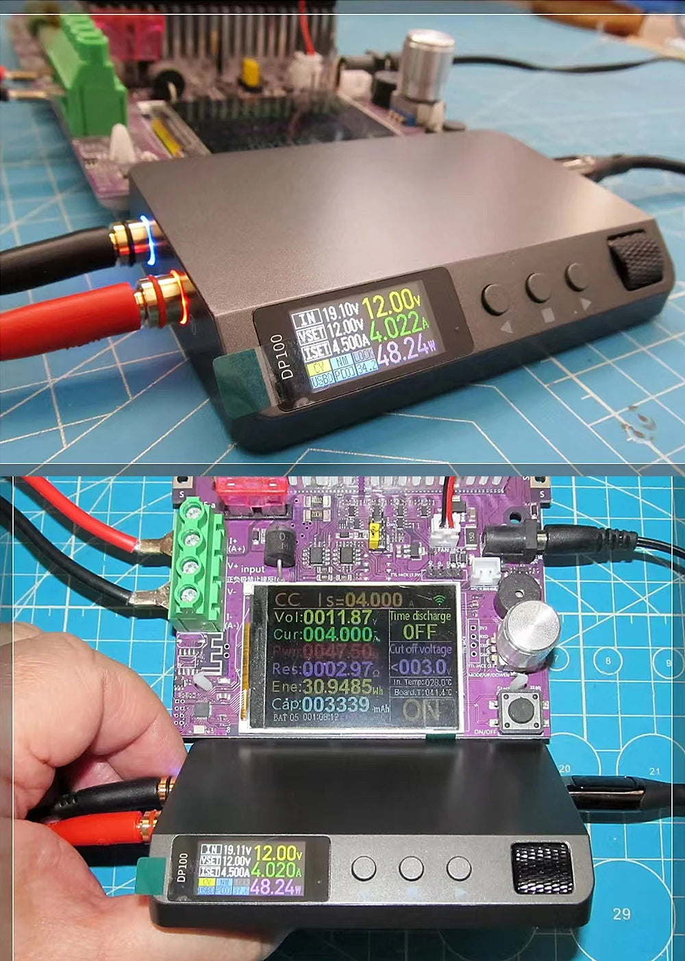 DP100 Mini DC Lab Power Supply — Adjustable 30V 5A Portable Digital Switching Bench Power Supply