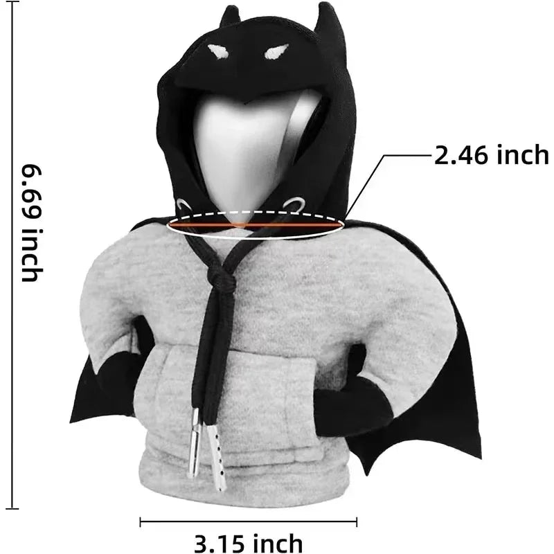 2024 Bat Shift Lever Hoodie – Car Gearshift Cover Sweatshirt with Gear Knob Design
