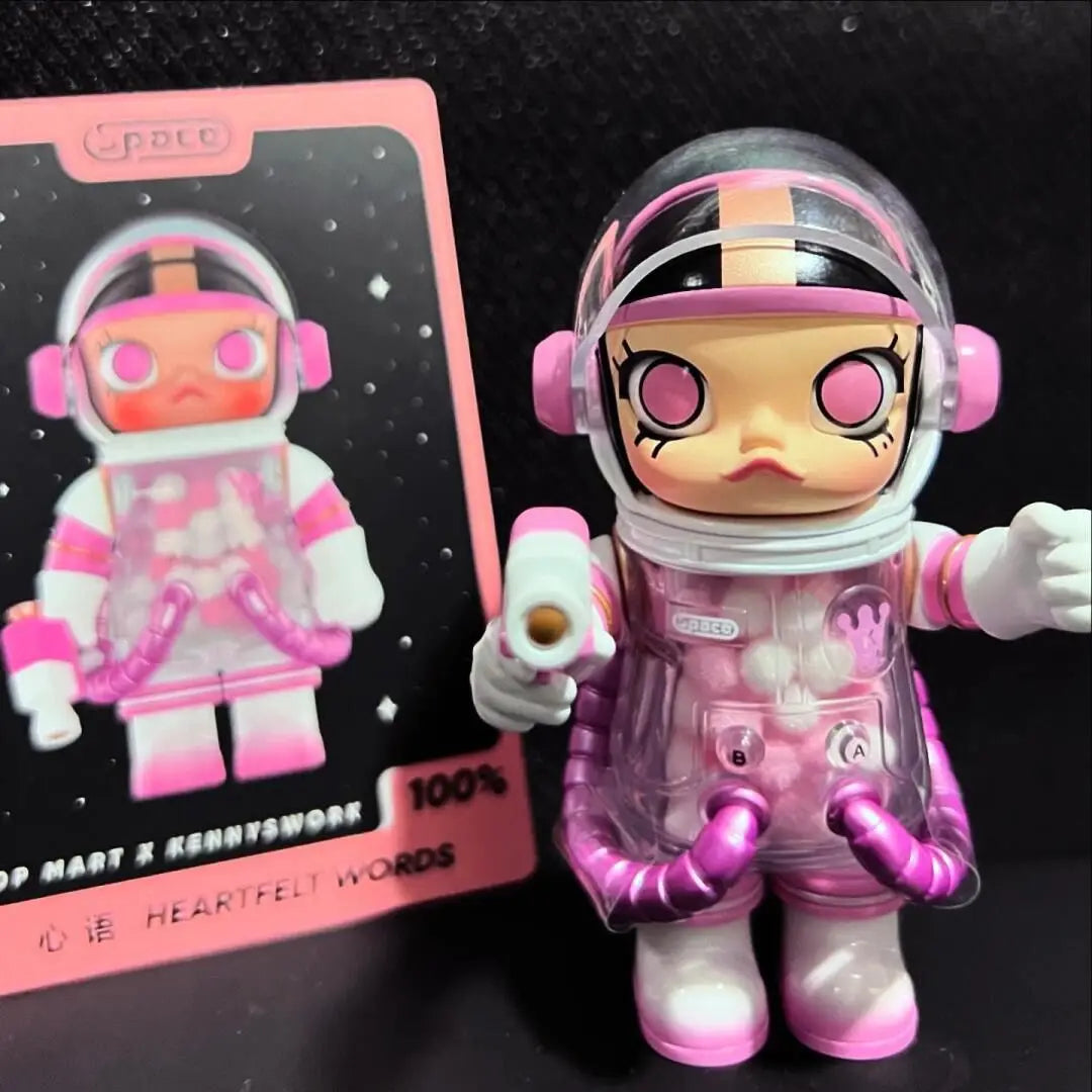 Bubble Mart MOLLY 100% Jasmine Blind Box – Anniversary Series Astronaut Handmade Desktop Ornament