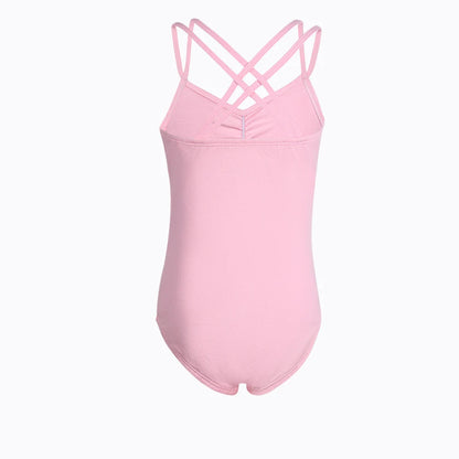 Girls Ballet Leotard - Crisscross Back Dancewear Outfit for Toddler Gymnastics & Stage