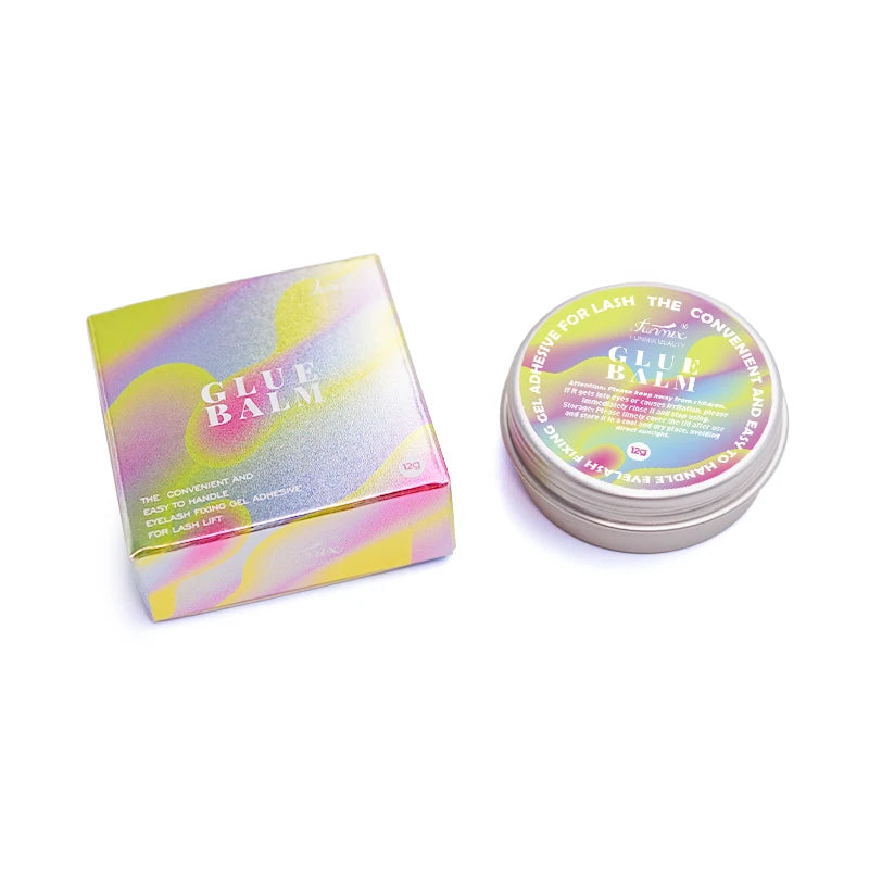 Eyelash Lifting Solid Glue Balm – Strong Sticky, Non-Irritating, Fragrant Lash Lifting Adhesive & Eyebrow Lift Tool
