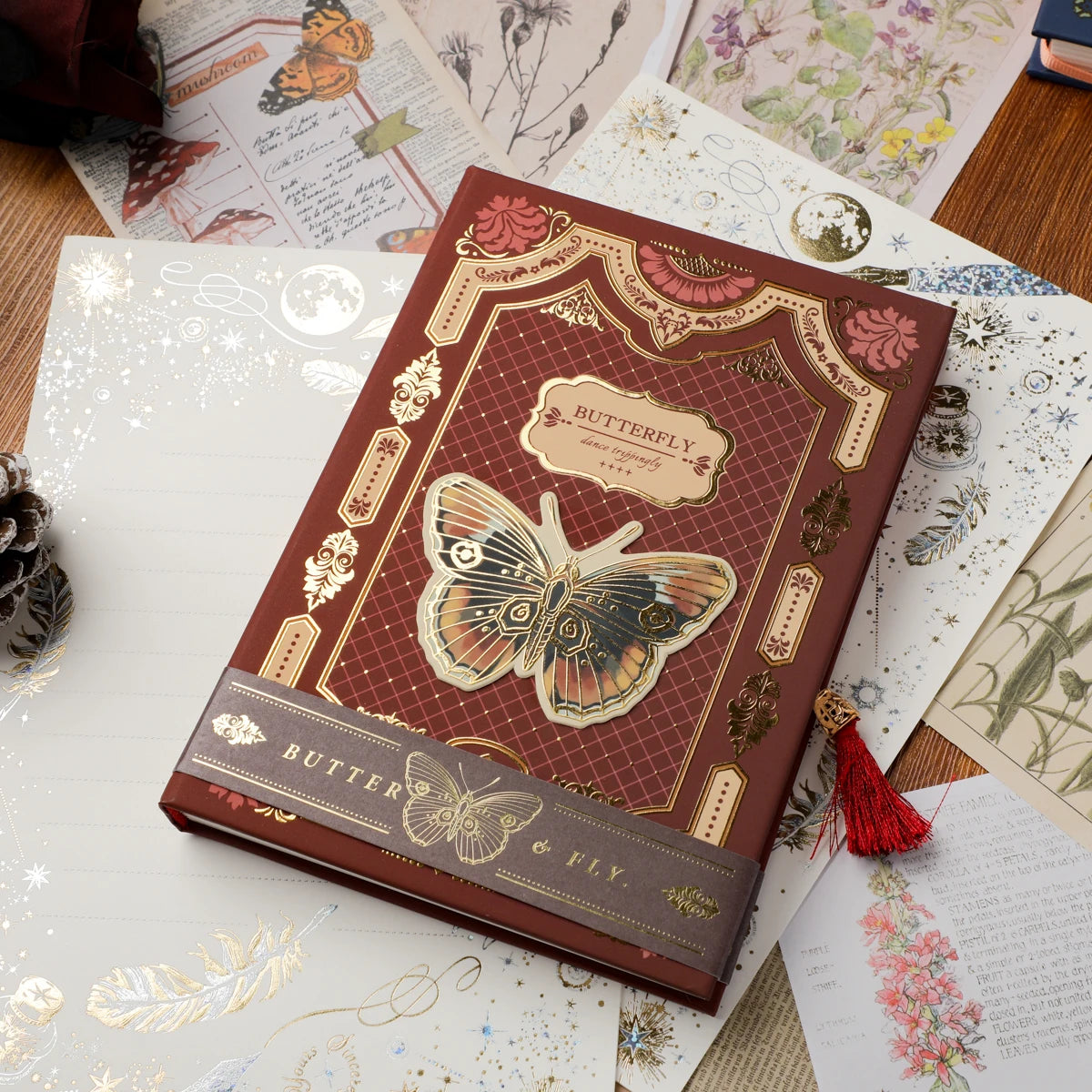 A5 Gothic Magnetic Buckle Notebook – Retro Art Creative Hand Ledger Journal Gift