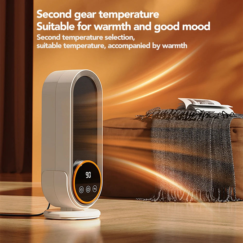 1200W Portable Electric Fan Heater – 220V Room Heater for Home, Office & Desktop Winter Warming