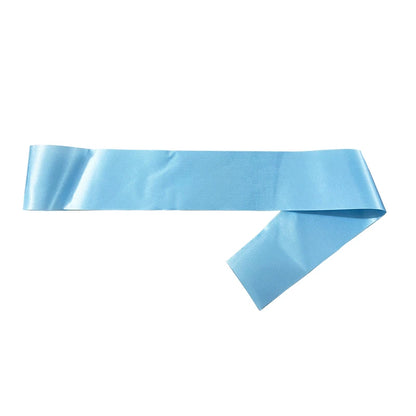 Custom Satin Sash - Personalized Text & Logo for Birthday, Wedding, Graduation, Retirement and Party Events